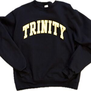 Champion Navy Trinity College Sweatshirt/ Crewneck
